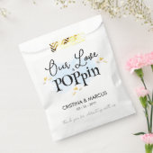 Onze Liefde Laat Popcorn Springen Bedankzakje (Gezegeld)
