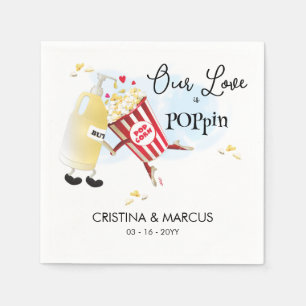 Onze Liefde Laat Popcorn Springen Servet