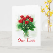 Onze Liefdesbriefkaarten Kaart (Gele Bloem)