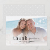 Onze liefdesfoto bruiloft Hartelijk dank #OLC Bedankkaart (Voorkant / Achterkant)