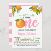 Onze lieve schat wordt één uitnodiging - PS (Voorkant / Achterkant)