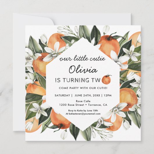 Onze lieve schat wordt twee 2de verpartij kaart (Voorkant)