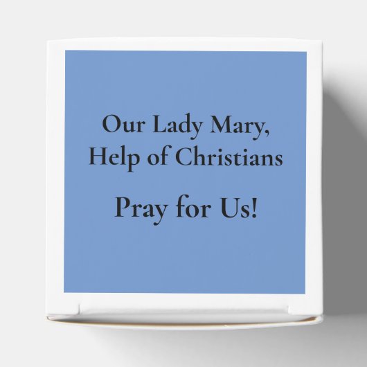 Onze Lieve Vrouw Maria, Hulp van Christenen Bedankdoosjes (Bovenkant)