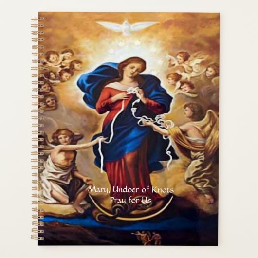 Onze-Lieve-Vrouw onder de knopen van het gebed Planner (Voorkant)