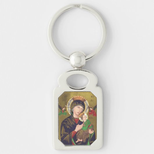 Onze-Lieve-Vrouw van Altijddurende Bijstand Sleutelhanger (Voorkant)