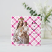 Onze-Lieve-Vrouw van Barmhartigheid Kaart (Staand voorkant)