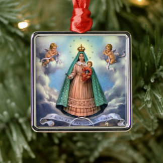 Onze-Lieve-Vrouw van Barmhartigheid - Patroonheili Metalen Ornament