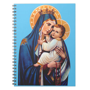Onze-Lieve-Vrouw van Berg Carmel Devotionele Kunst Notitieboek