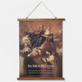 Onze-Lieve-Vrouw van de berg Karmel Gebed Hangend Wandkleed (Voorkant)