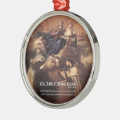 Onze-Lieve-Vrouw van de berg Karmel Gebed Metalen Ornament (Links)