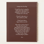 Onze-Lieve-Vrouw van de berg Karmel Gebed Planner (Achterkant)