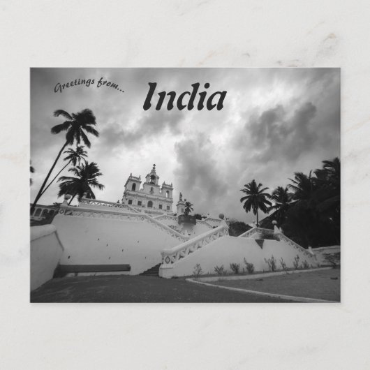 Onze Lieve Vrouw van de Onbevlekte Ontvangenis Goa Briefkaart (Voorkant)