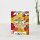 Onze-Lieve-Vrouw van Fatima - Ik heb voor U gebede Notitiekaartje (Voorkant)