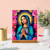 Onze-Lieve-Vrouw van Guadalupe biddende Maagd Mari Acryl Bord (Huwelijk)