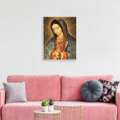 Onze Lieve Vrouw van Guadalupe Devotional Afbeeldi Canvas Afdruk (Insitu (Woonkamer))