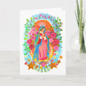 Onze Lieve Vrouw van Guadalupe Eenvoudig Wit Kaart (Voorkant)