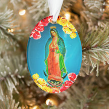  Onze-Lieve-Vrouw van Guadalupe Holiday Ornament