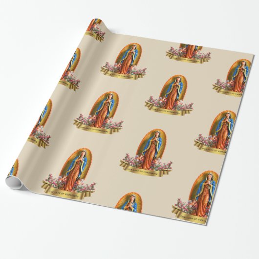 Onze-Lieve-Vrouw van Guadalupe Inpakpapier (Uitgerold)