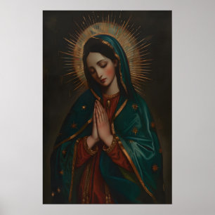 Onze Lieve Vrouw van Guadalupe Kunstprint, Katholi Poster