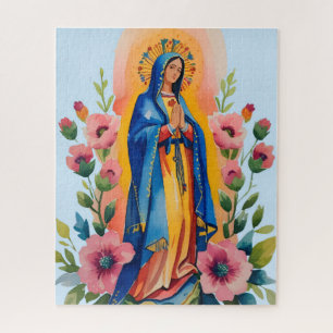 Onze Lieve Vrouw van Guadalupe Mexicaanse Heilige Legpuzzel