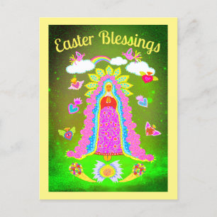 Onze Lieve Vrouw van Guadalupe Pasen Zegeningen Briefkaart