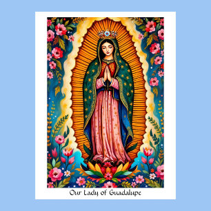 Onze-Lieve-Vrouw van Guadalupe Patroonheilige van Poster