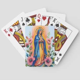 Onze-Lieve-Vrouw van Guadalupe Pokerkaarten