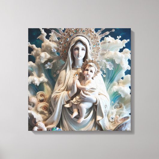 Onze Lieve Vrouw van het Zee 2 Canvas Afdruk (Voorkant)