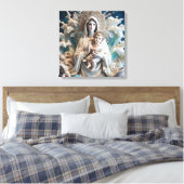 Onze Lieve Vrouw van het Zee 2 Canvas Afdruk (Insitu (Slaapkamer))