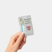 Onze-Lieve-Vrouw van Lourdes Badge (Handheld)