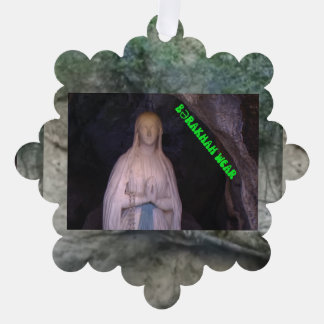 Onze Lieve Vrouw van Lourdes Ornament Kaart
