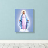 Onze Lieve Vrouw van Medjugorje, 8" x 10", Canvas (Insitu (Houten vloer))