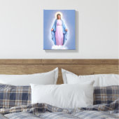 Onze Lieve Vrouw van Medjugorje, 8" x 10", Canvas (Insitu (Slaapkamer))