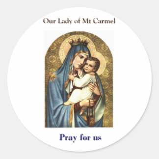Onze Lieve Vrouw van Mt Carmel Stickers