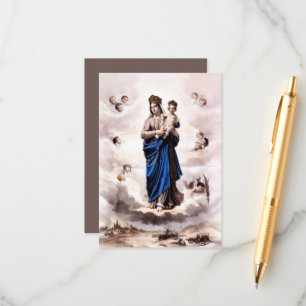 Onze Lieve Vrouw van Prompt Opvolger BW met Gebed Informatiekaartje