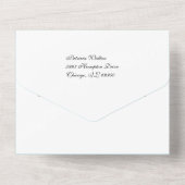 Onze-Lieve-Vrouw van San Juan de los Lagos Doop All In One Uitnodiging (Achterkant)