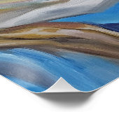 Onze Lieve Vrouw van Zwijgen die baby Jezus vastho Perfect Poster (Hoek)