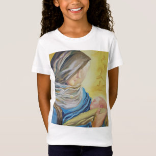 Onze Lieve Vrouw van Zwijgen die baby Jezus vastho T-shirt