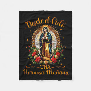 Onze Lieve Vrouw Virgen De Guadalupe Heilige Maagd Fleece Deken