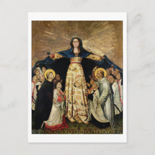 Onze Lieve Vrouwe en de Masters van de Orde van Briefkaart