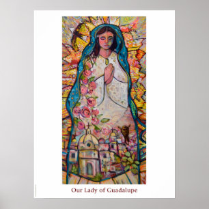 Onze Lieve Vrouwe van het poster van Guadalupe Cla