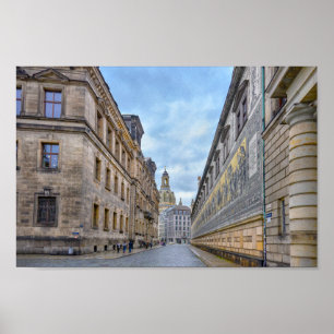 Onze-Lieve-Vrouwekerk, Dresden, Duitsland Poster