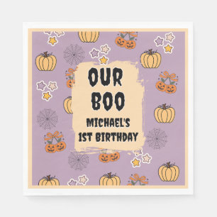 Onze Little Boo 1st Birthday Halloween Bedankt Servet