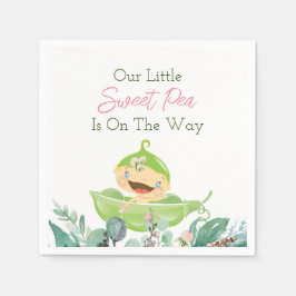 Onze Little Sweet Pea Party Napkins Servet