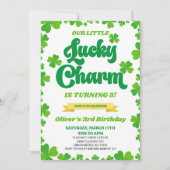 Onze Lucky Charm St. Patrick's Day verjaardagsfees Kaart (Voorkant)