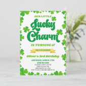 Onze Lucky Charm St. Patrick's Day verjaardagsfees Kaart (Staand voorkant)