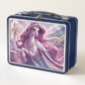 Onze metalen eenhoorn lunchbox (Voorkant)