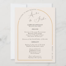 Onze moderne Arch met het echte Folie Wedding Prog