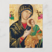 Onze moeder Maagd Maria van Perpetual Help Briefkaart (Voorkant)