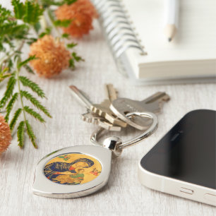 Onze moeder van de persoonlijke hulp sleutelhanger